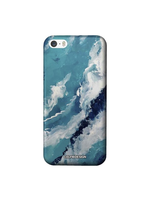 

CelfieDesign Blue & White Frothy Waves iPhone SE Sustainable Case