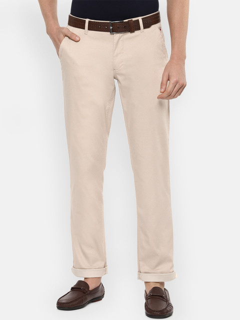 

Louis Philippe Sport Men Beige Slim Fit Solid Regular Trousers