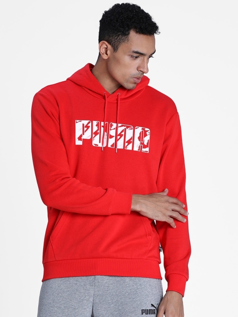 

Puma Men Red Printed Sporty Jacket