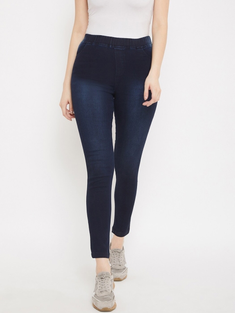 

Nun Women Navy Blue Solid Skinny-Fit Denim Jeggings