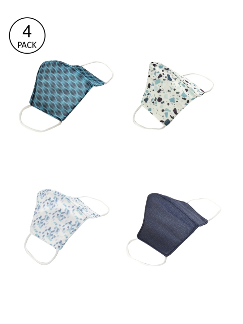 

JS Care Unisex Pack Of 4 6-Ply Reusable N95 Masks, Multi
