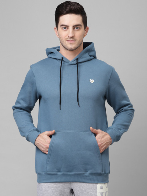 

ASICS Men Blue Solid Sweatshirt