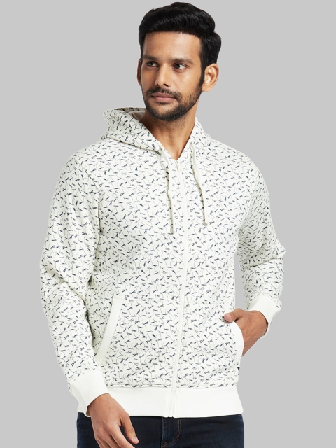 

Parx Men White Printed Sweatshirt