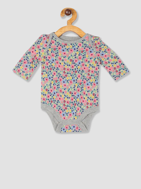

GAP Infants Girls Grey Long Sleeve Bodysuit