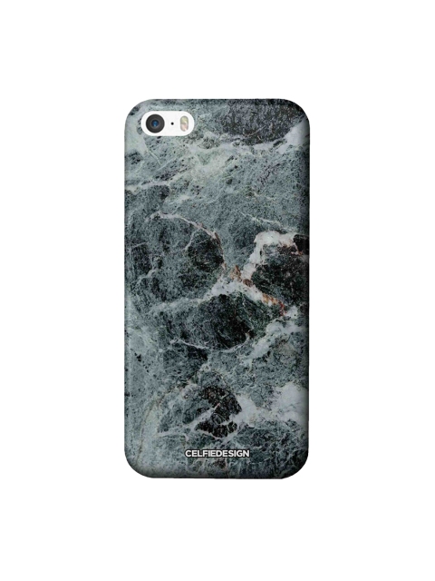 

CelfieDesign Black & Green Marquina Printed Sustainable iPhone SE Back Case