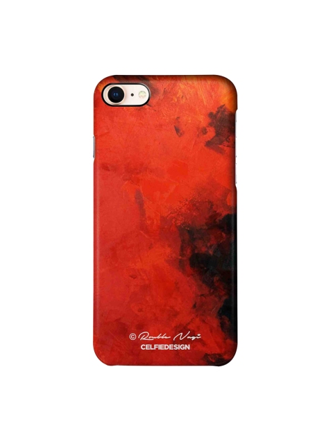 

CelfieDesign Red & Black Abstract Printed Sustainable iPhone 8 Back Case