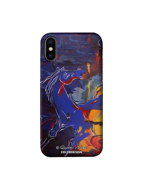 

CelfieDesign Multicoloured Quirky Printed Sustainable iPhone X Back Cover, Multi