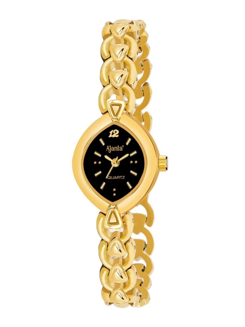 

Ajanta Women Gold-Toned & Black Analogue Watch Ajanta_AWC404MRL/1