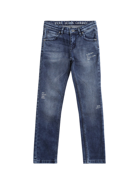 

Pepe Jeans Boys Navy Blue Clean Look Slim Fit Jeans
