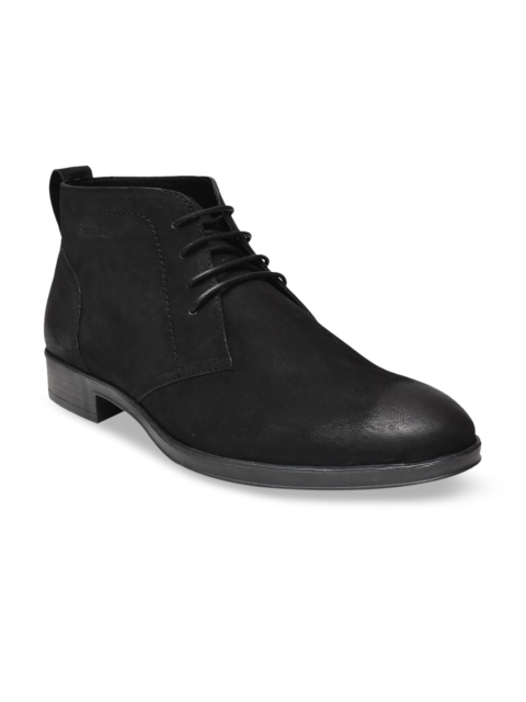 

Alleviater Men Black Derbys