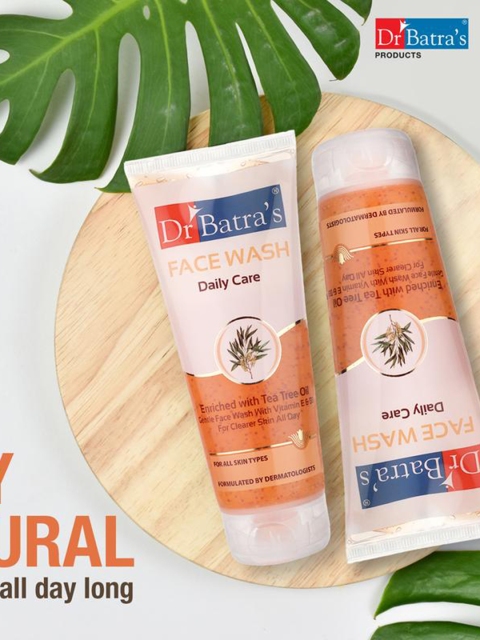 

Dr. Batras Unisex Set Of 3 Daily Care Face Wash 100g each, Orange