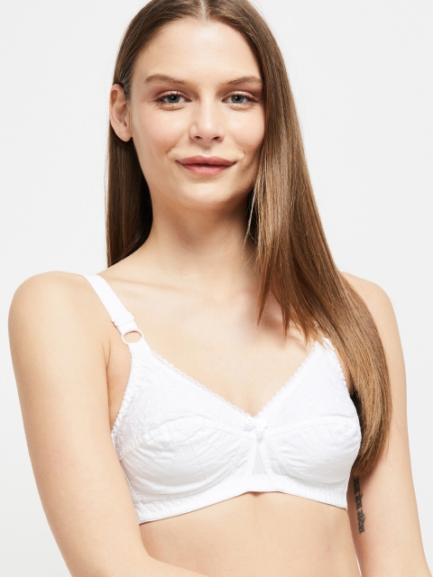 

max White Solid Non-Wired Lightly Padded T-shirt Bra SU20WVN02WHITE