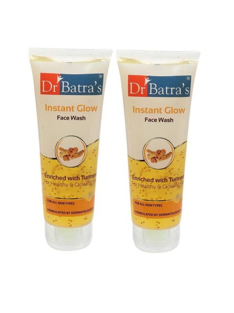 

Dr. Batras Unisex Set Of 2 Instant Glow Face Wash, Yellow