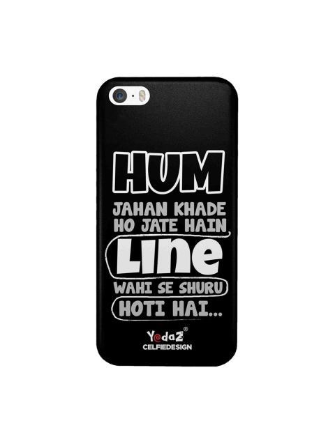 

CelfieDesign Black & White Hum Jahan Khade Ho Jate iPhone SE Sustainable Case