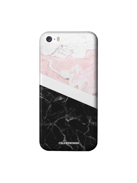 

CelfieDesign Black & Pink Blend Printed Sustainable iPhone SE Back Case