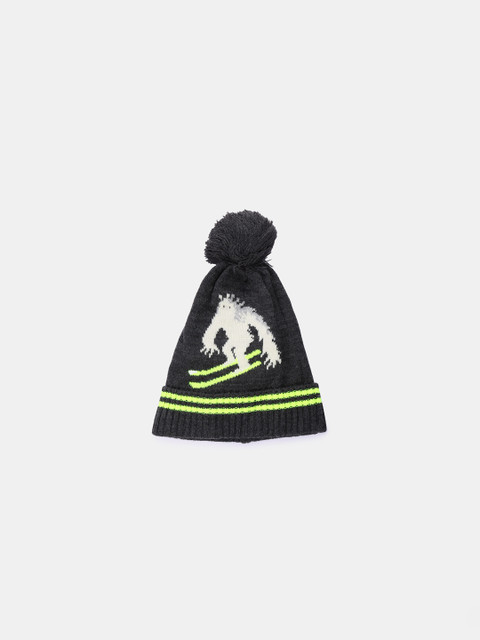 

GAP Boys Grey Printed Beanie