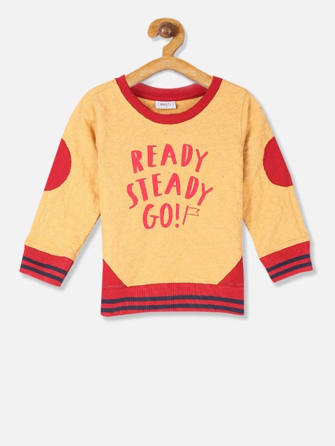 

Donuts Boys Beige & Red Printed Sweatshirt