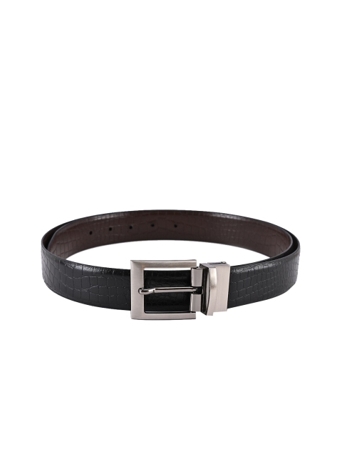 

BuckleUp Men Black & Brown Solid Reversible Genuine Leather Belt