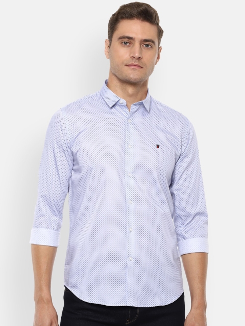 

Louis Philippe Jeans Men Blue Slim Fit Printed Casual Shirt