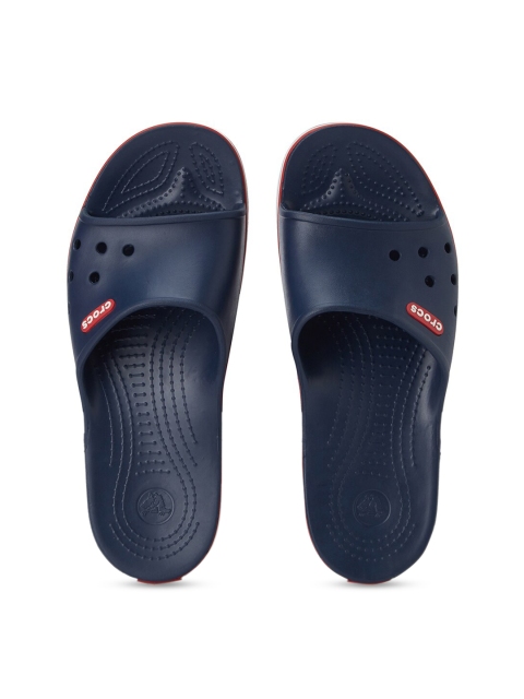 

Crocs Crocband Unisex Navy Blue Solid Sliders