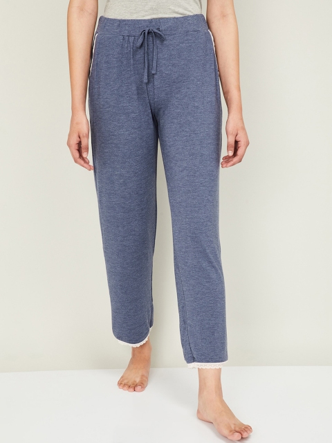 

Ginger by Lifestyle Women Blue Solid Lounge Pants