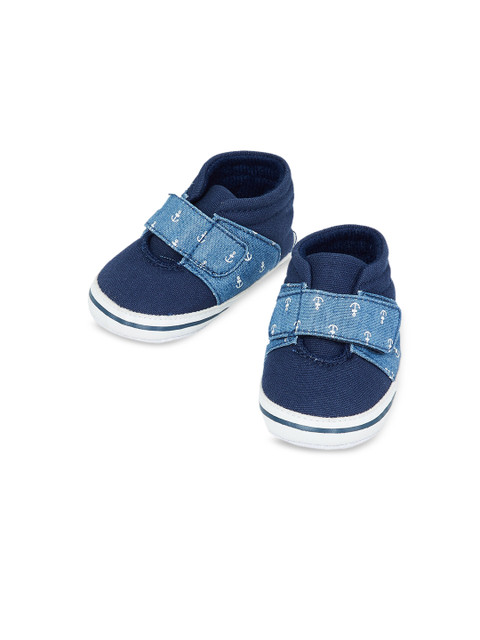 

max Boys Blue Printed Sneakers