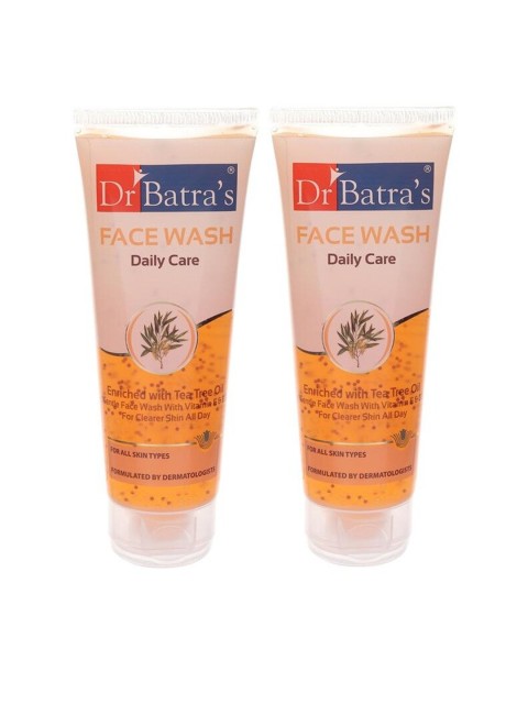 

Dr. Batras Unisex Set Of 2 Daily Care Face Wash 200 g, Orange