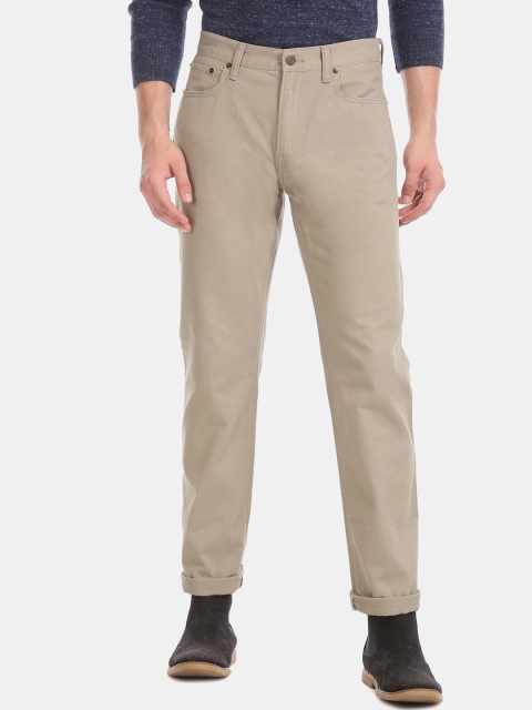 

GAP Men Beige Tapered Fit Mid-Rise Clean Look Jeans