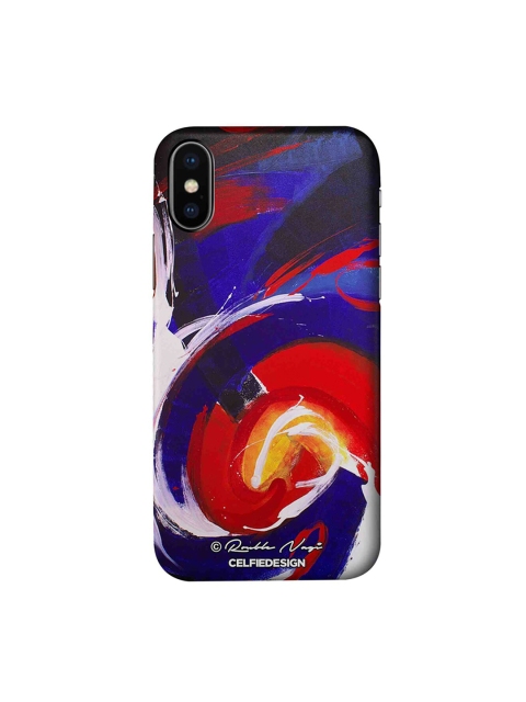 

CelfieDesign Blue & Red Waves iPhone X Sustainable Case