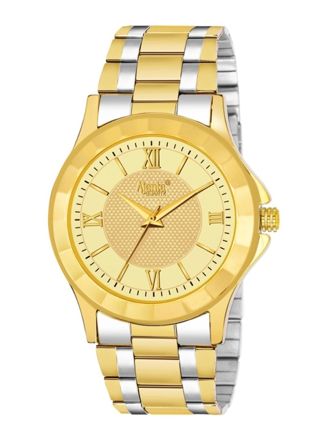 

Ajanta Men Gold-Toned & Silver-Toned Analogue Watch Ajanta_AWC414MRG/9