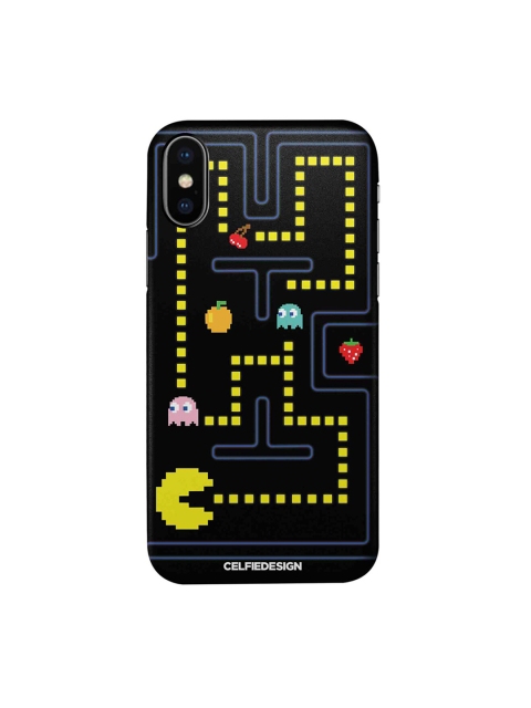 

CelfieDesign Black & Yellow Pacman iPhone X Sustainable Case