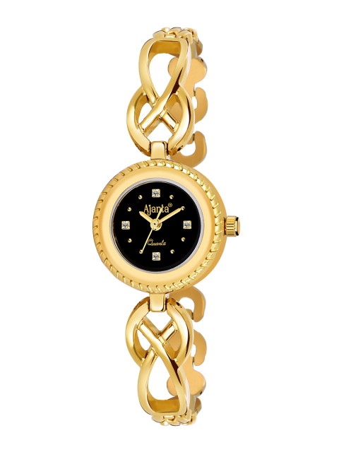 

Ajanta Women Gold-Toned & Black Analogue Watch Ajanta_AWC403MRL/1
