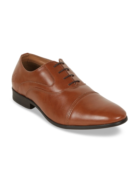 

Bond Street By Red Tape Men Tan Brown Solid Formal Oxfords