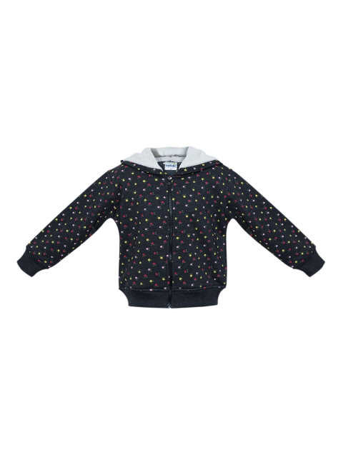

Daffodils GIRLS WEAR Girls Charcoal Printed Sweatshirt