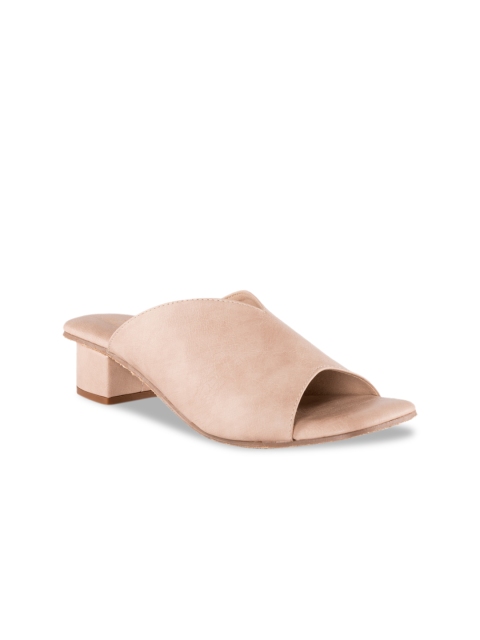 

Kraft Cellar Women Peach-Coloured Solid Block heels