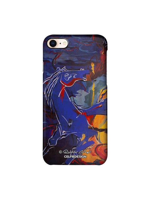 

CelfieDesign Blue & Yellow Young Idol Rouble Nagi Quirky Sustainable Apple iPhone 8 Mobile Back Cover