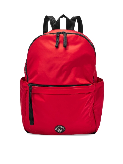 

Fossil Men Red Solid Backpack