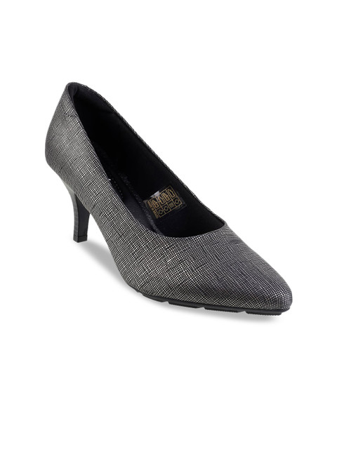 

DAVINCHI Women Black Textured Pumps