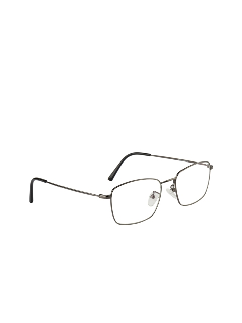 

Clark N Palmer Unisex Grey Solid Full Rim Square Frames CNP-3169-C2