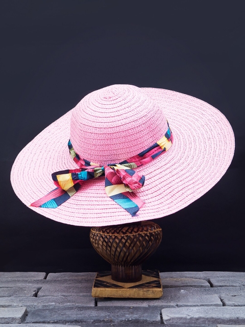 

Golden Peacock Women Pink Sun Hat