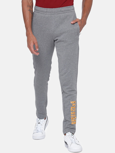 

Puma Men Grey Printed Track Pants