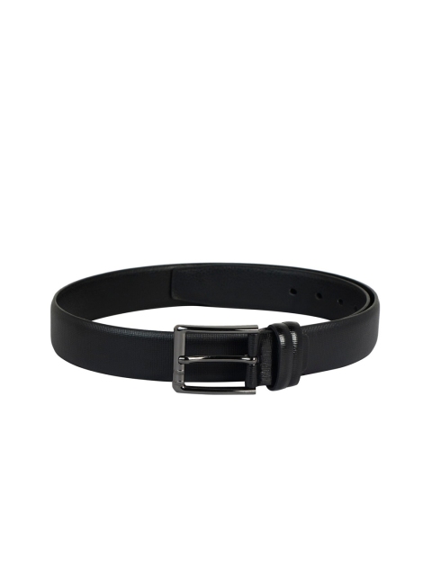

ZEVORA Men Black Solid Belt