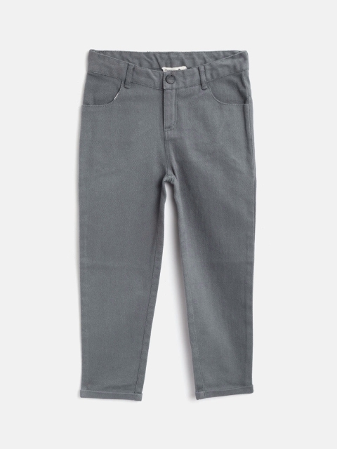 

Cherry Crumble Boys Grey Regular Fit Jeans