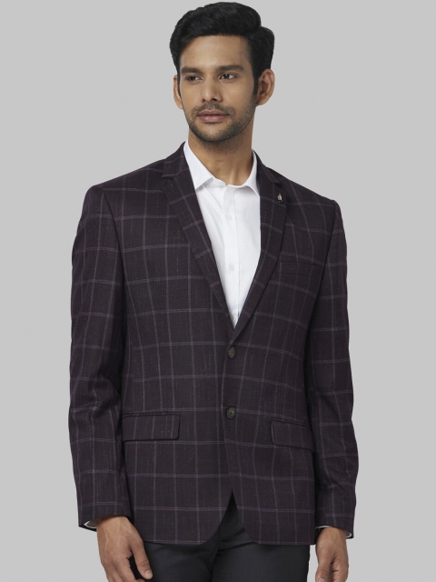 

Park Avenue Men Brown Checked Blazers