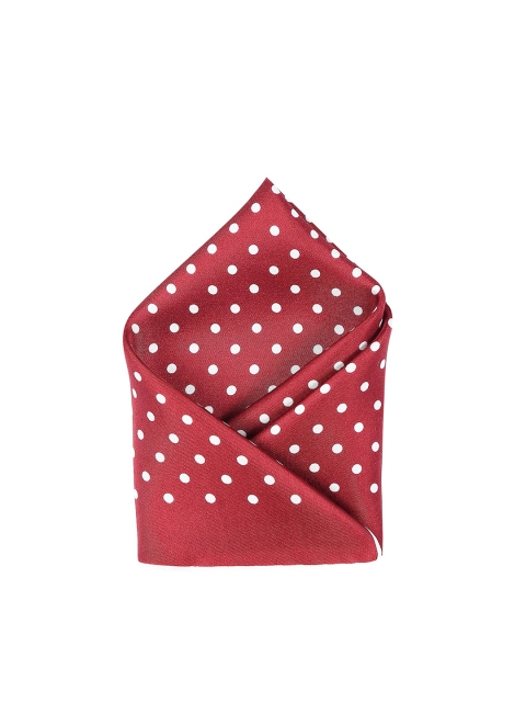 

Arrow Men Red & White Polka Dots Printed Pocket Square