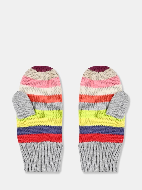 

GAP Girls Multi-Colour Crazy Stripe Mittens