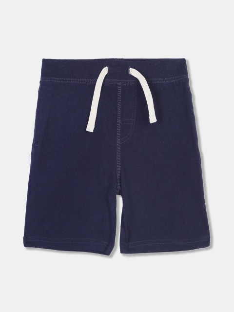 

GAP Boys Blue Solid Regular Fit Regular Shorts