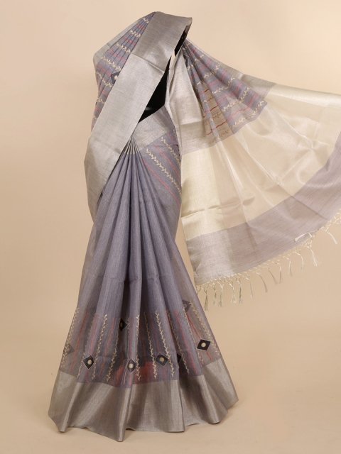 

Pothys Lavender Woven Design Saree