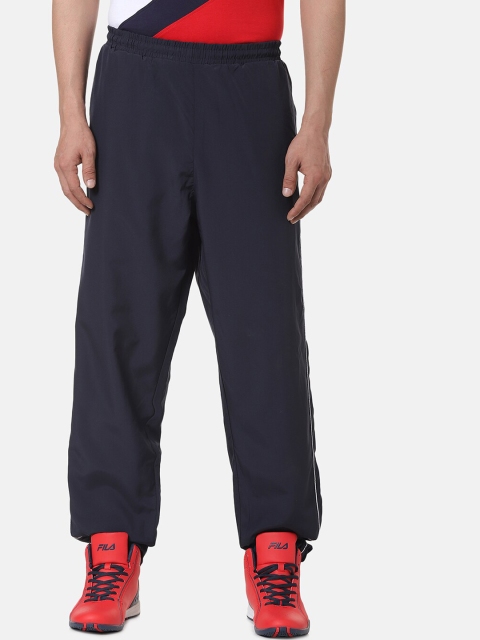 

FILA Men Navy Blue Solid Joggers