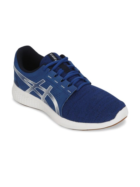 

ASICS Men Blue Solid Running Shoes